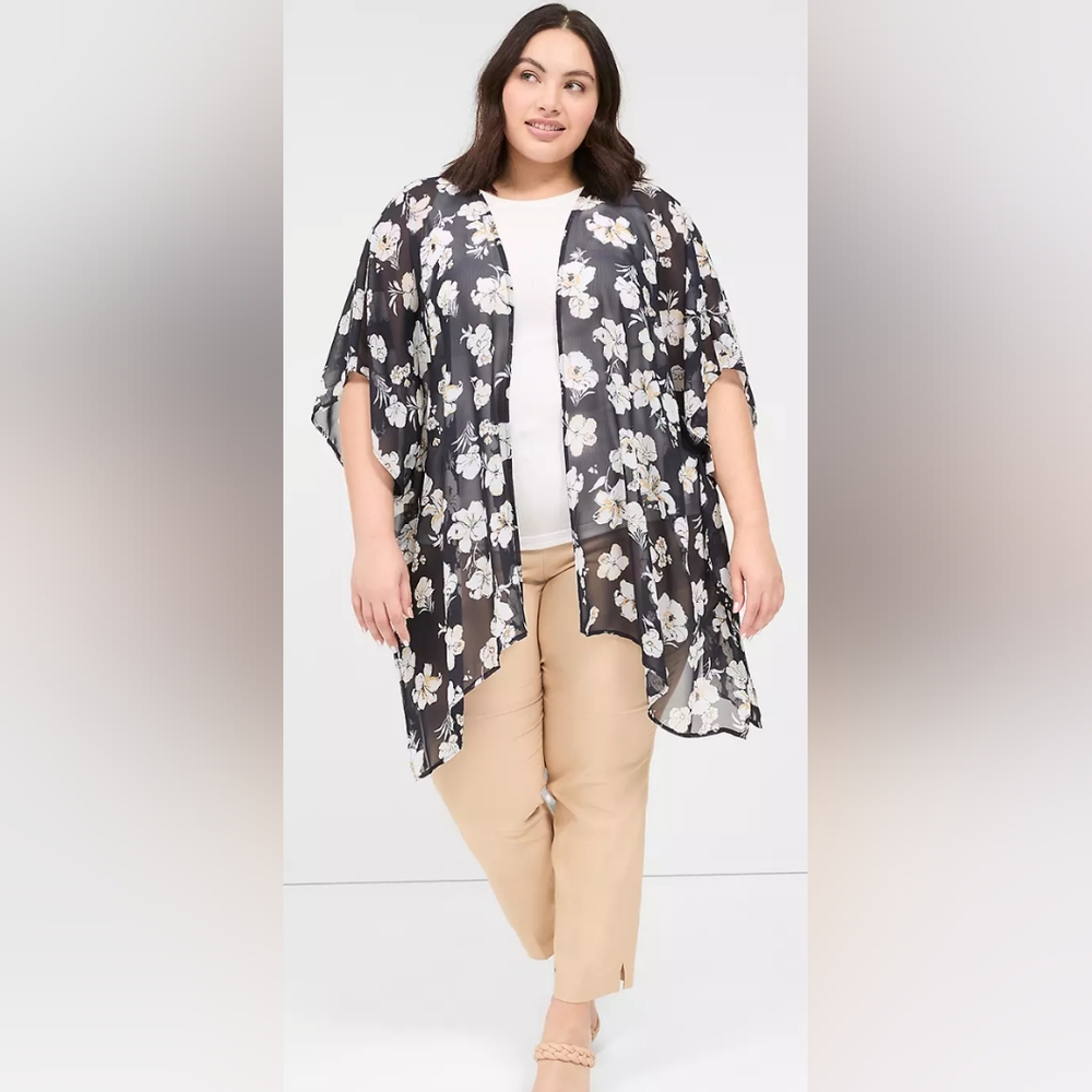 Lane Bryant Chiffon Overpiece